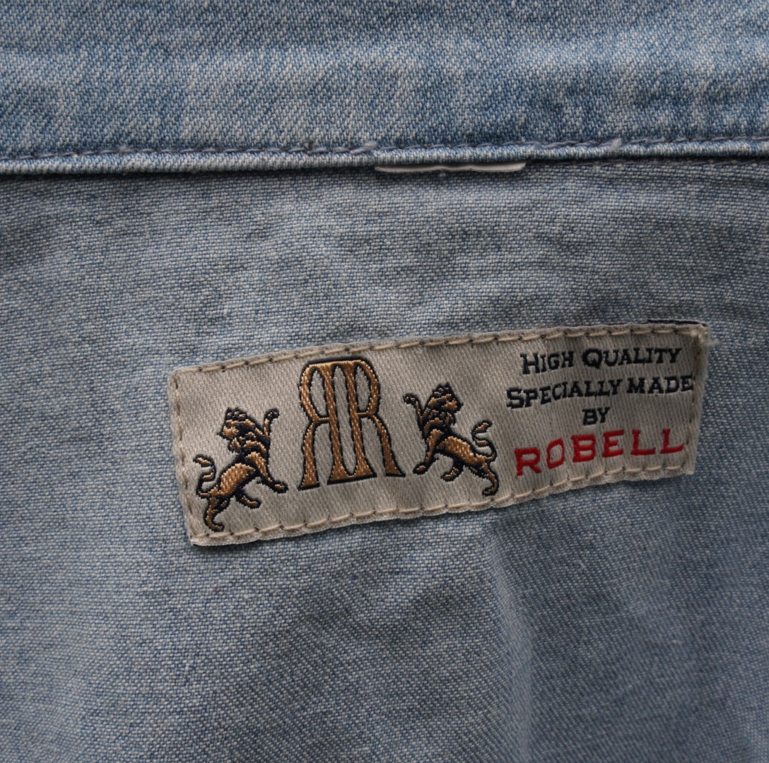 Robell Damen Jeanshemd - L, Blau, Größe L, Damen, Zustand Gut, Preis 5€ – Etikett