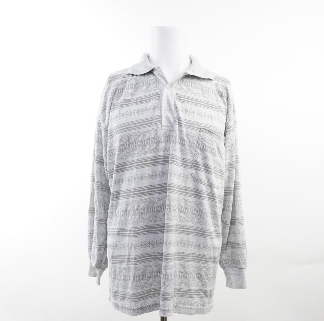 Second Hand  Herren Langarmshirt - XL , Grau , Größe XL, Herren, Zustand Gut, Preis 4€ – Vorderansicht