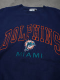 Puma Vintage Puma 90s Miami Dolphins Sweater - XL, Blau, Größe XL, unisex, Zustand Sehr gut, Preis 49.95€ – Rückansicht