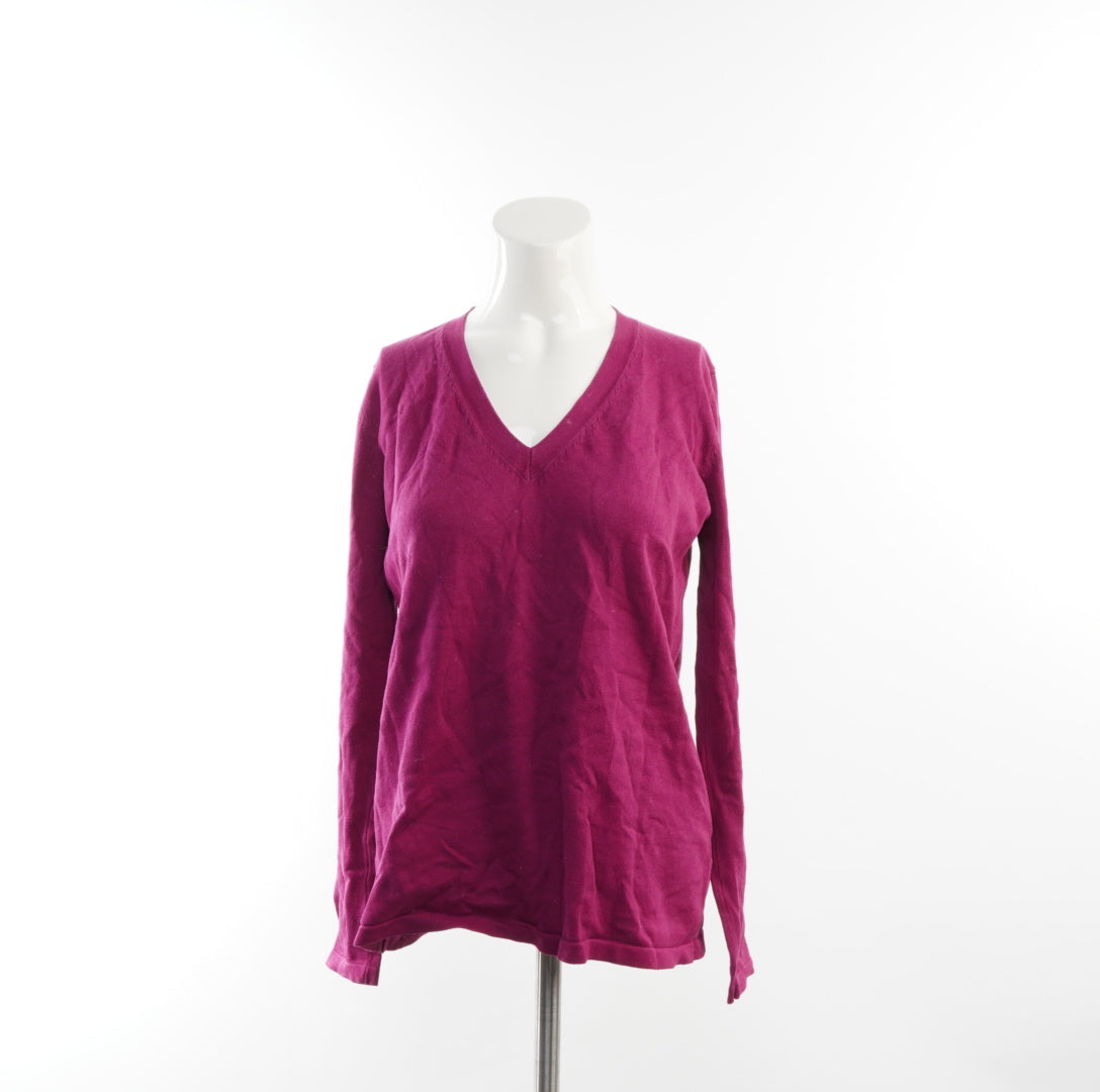 Second Hand Damen Langarmshirt - XL , Lila  , Größe XL, Damen, Zustand gut , Preis 3€ – Vorderansicht