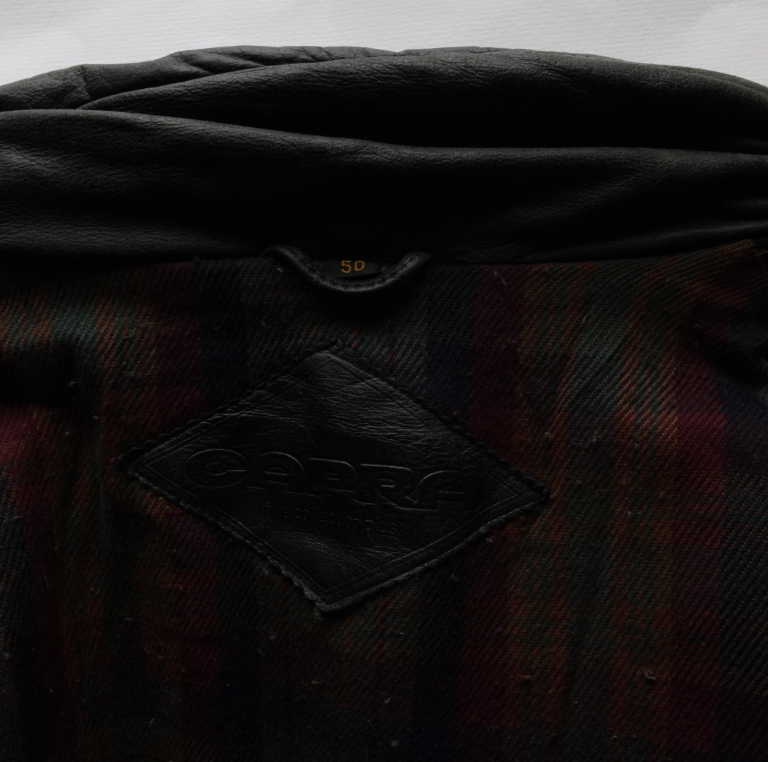 Capra Herren Leder Jacke - L, Grün, Größe L, Herren, Zustand Sehr Gut, Preis 50€ – Etikett