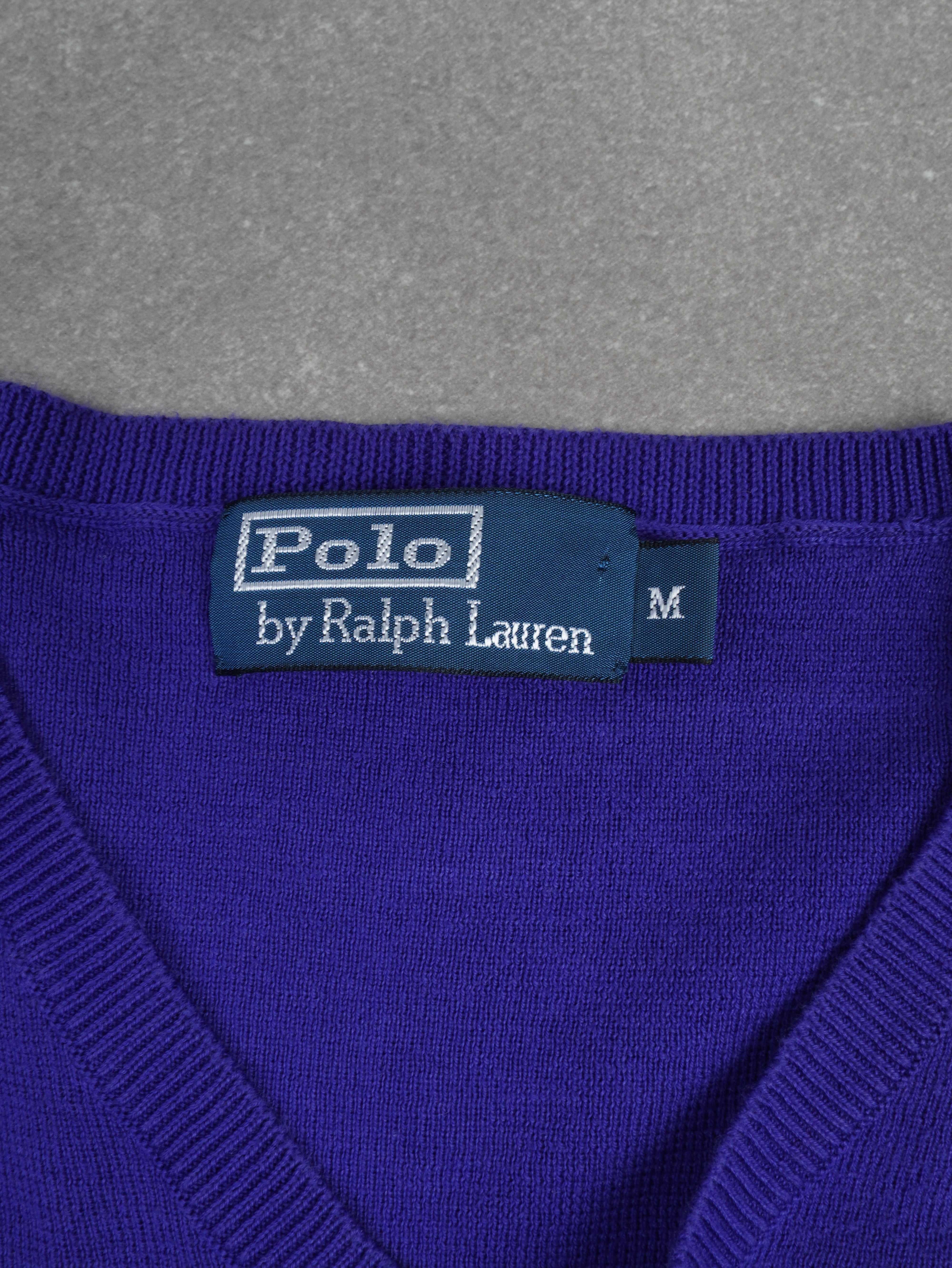 Ralph Lauren Vintage Ralph Lauren Pullover - M, Lila, Größe M, unisex, Zustand Sehr gut, Preis 39.95€ – Etikett