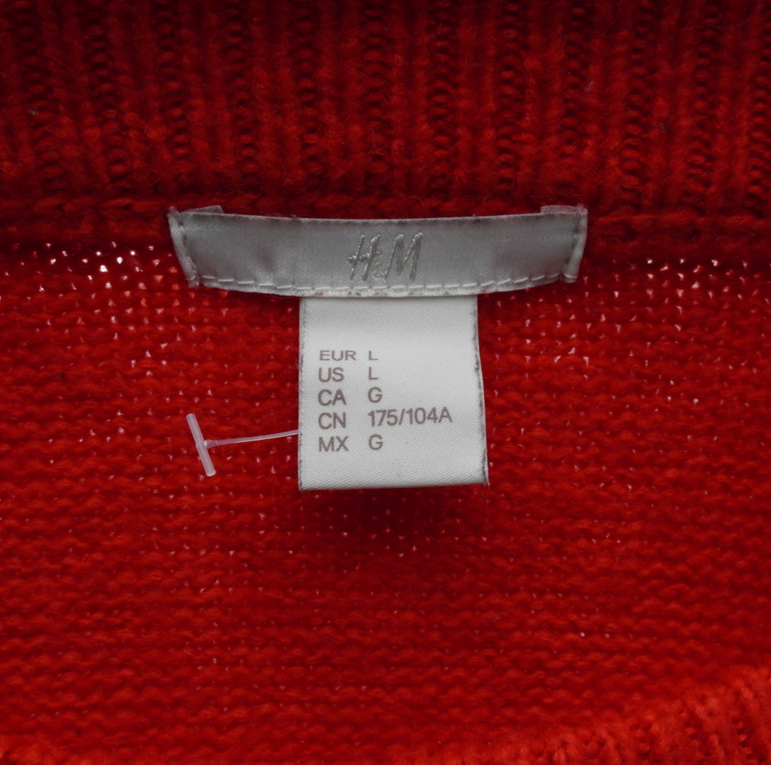 H&M Damen Pullover - L, Rot, Größe L, Damen, Zustand Gut, Preis 3€ – Etikett