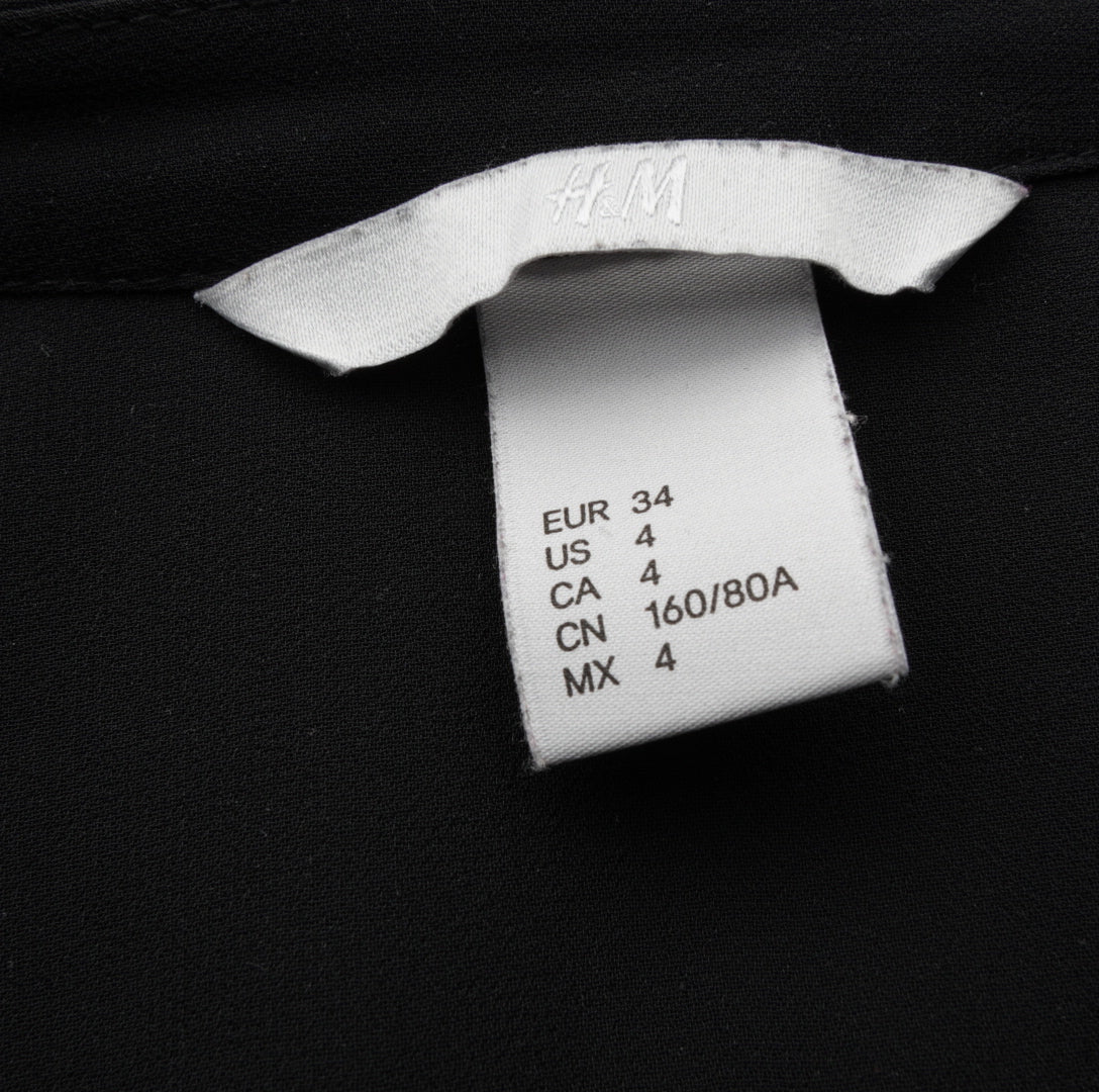 H&M Damen Bluse - XS, Schwarz, Größe XS, Damen, Zustand Sehr Gut, Preis 3€ – Etikett