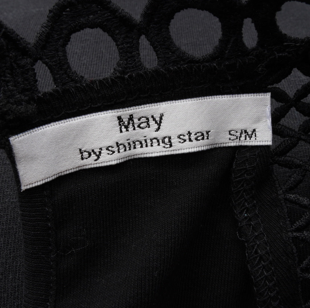 May by Shining Star Damen T-Shirt - S, Schwarz, Größe S, Damen, Zustand Sehr Gut, Preis 5€ – Etikett