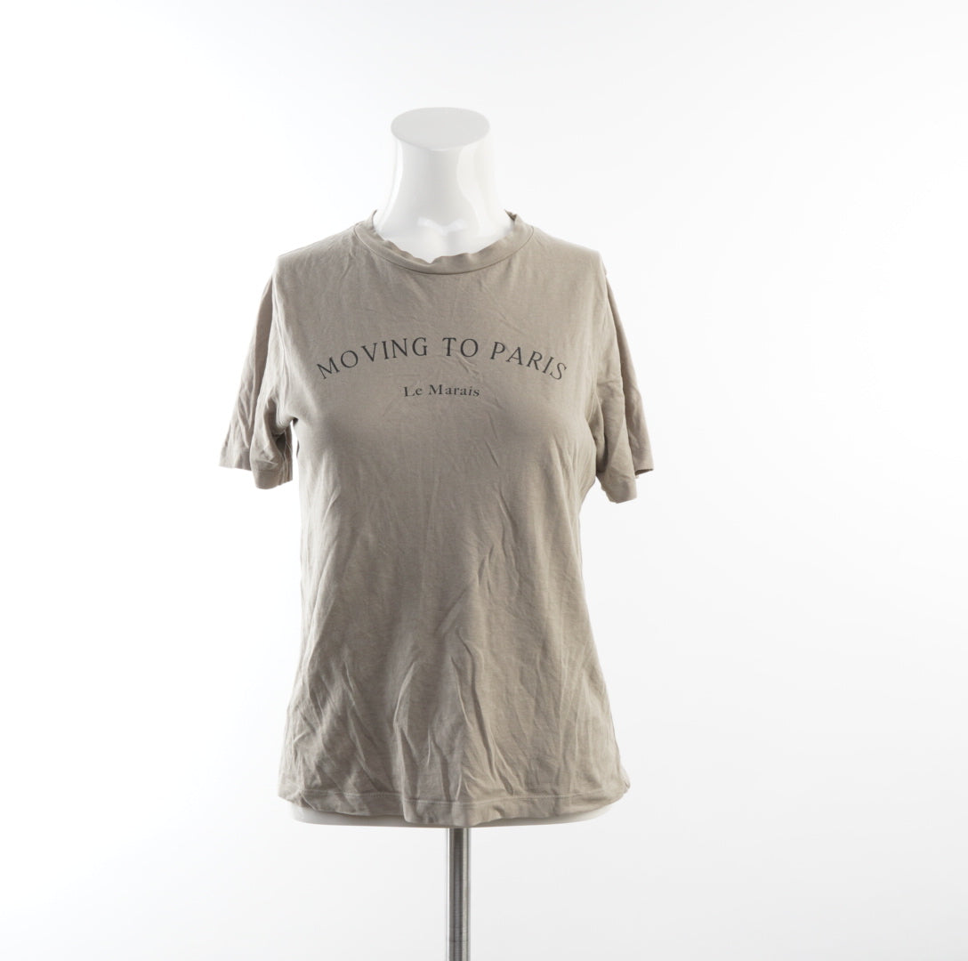 Mango Damen T-Shirt - XS, Braun, Größe XS, Damen, Zustand Gut, Preis 5€ – Vorderansicht