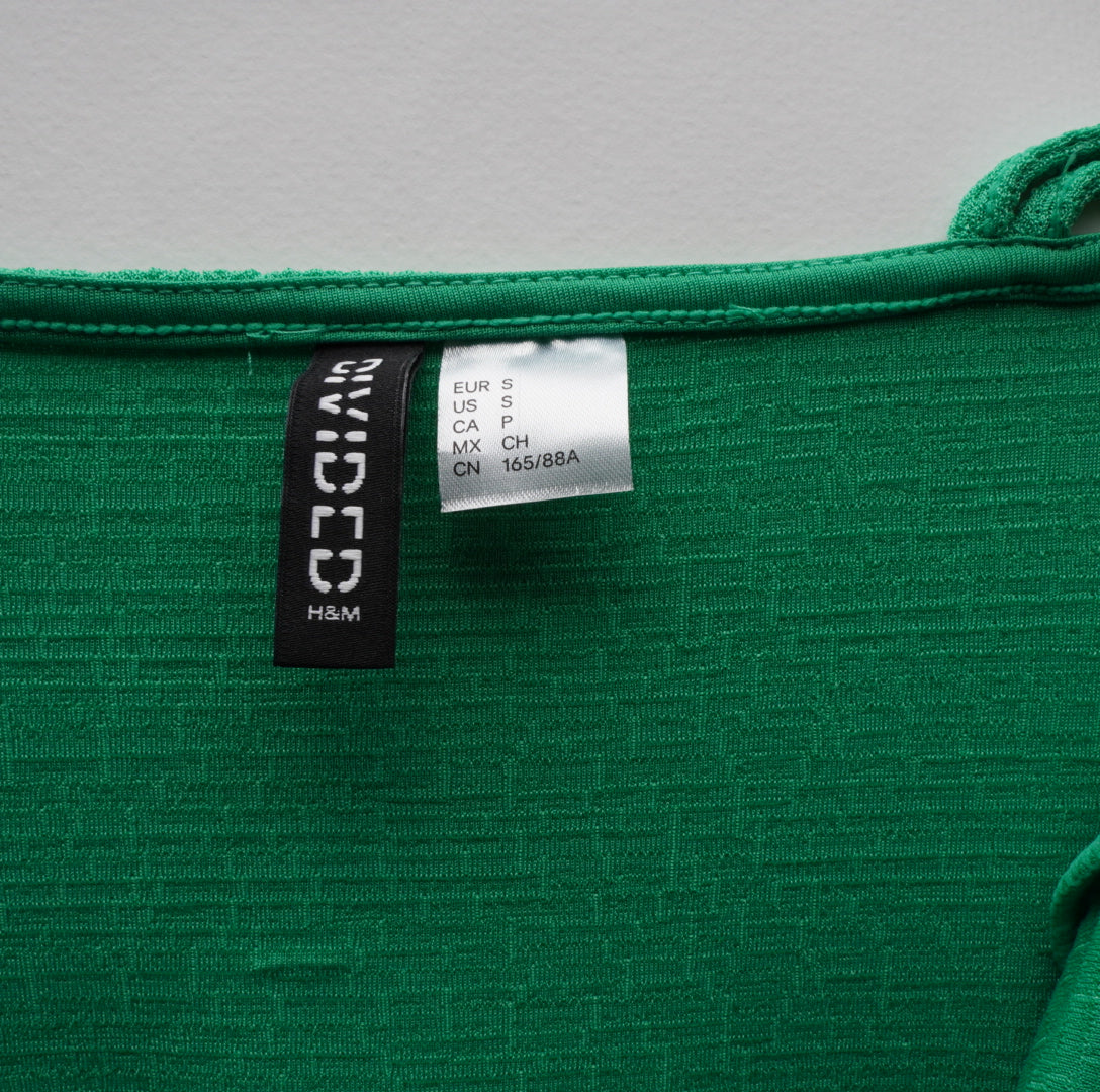 H&M Damen Kleid - S, Grün, Größe S, Damen, Zustand Sehr Gut, Preis 5€ – Etikett