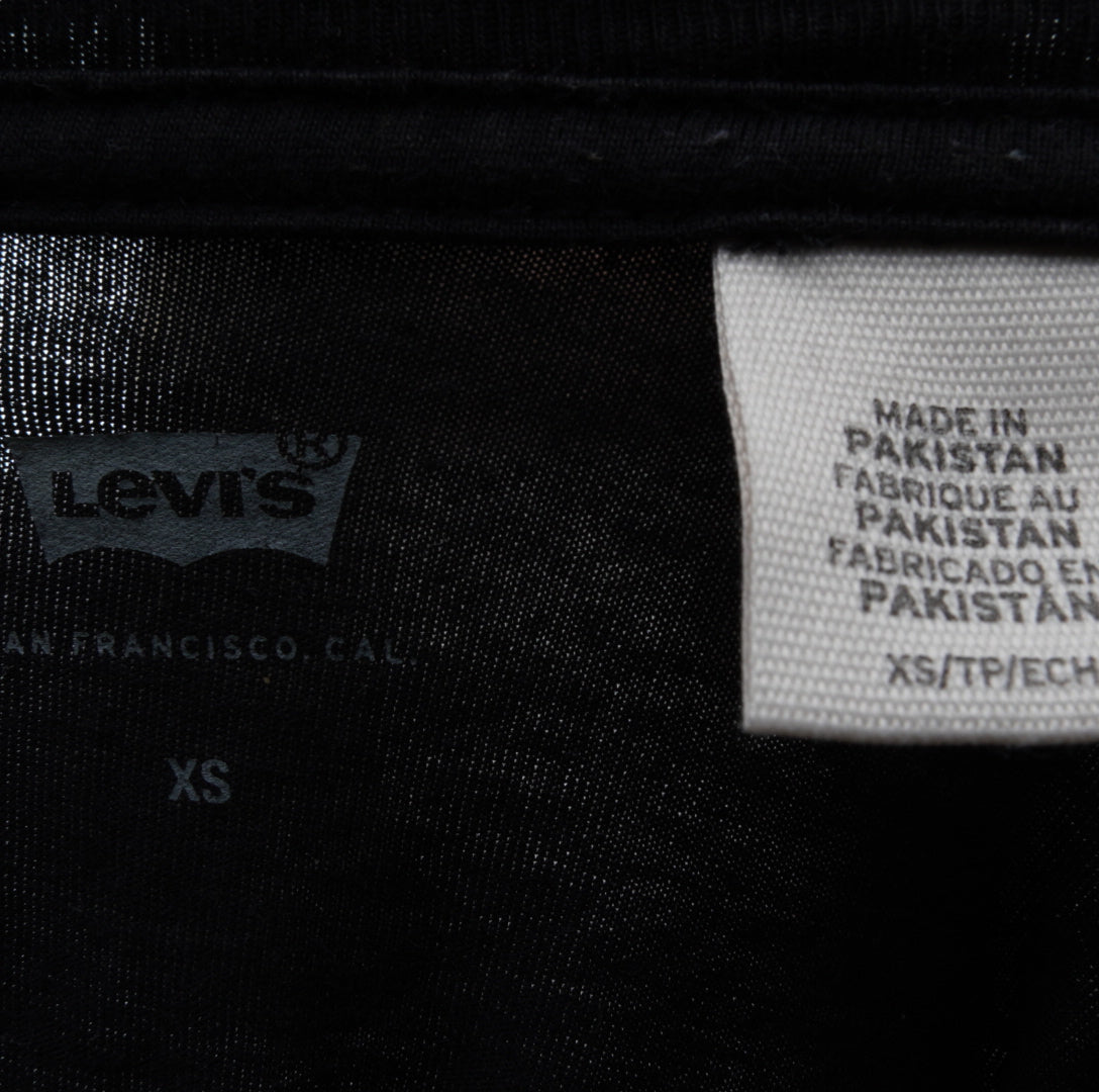 Levi's Damen T-Shirt - XS, Schwarz, Größe XS, Damen, Zustand Sehr Gut, Preis 5€ – Etikett