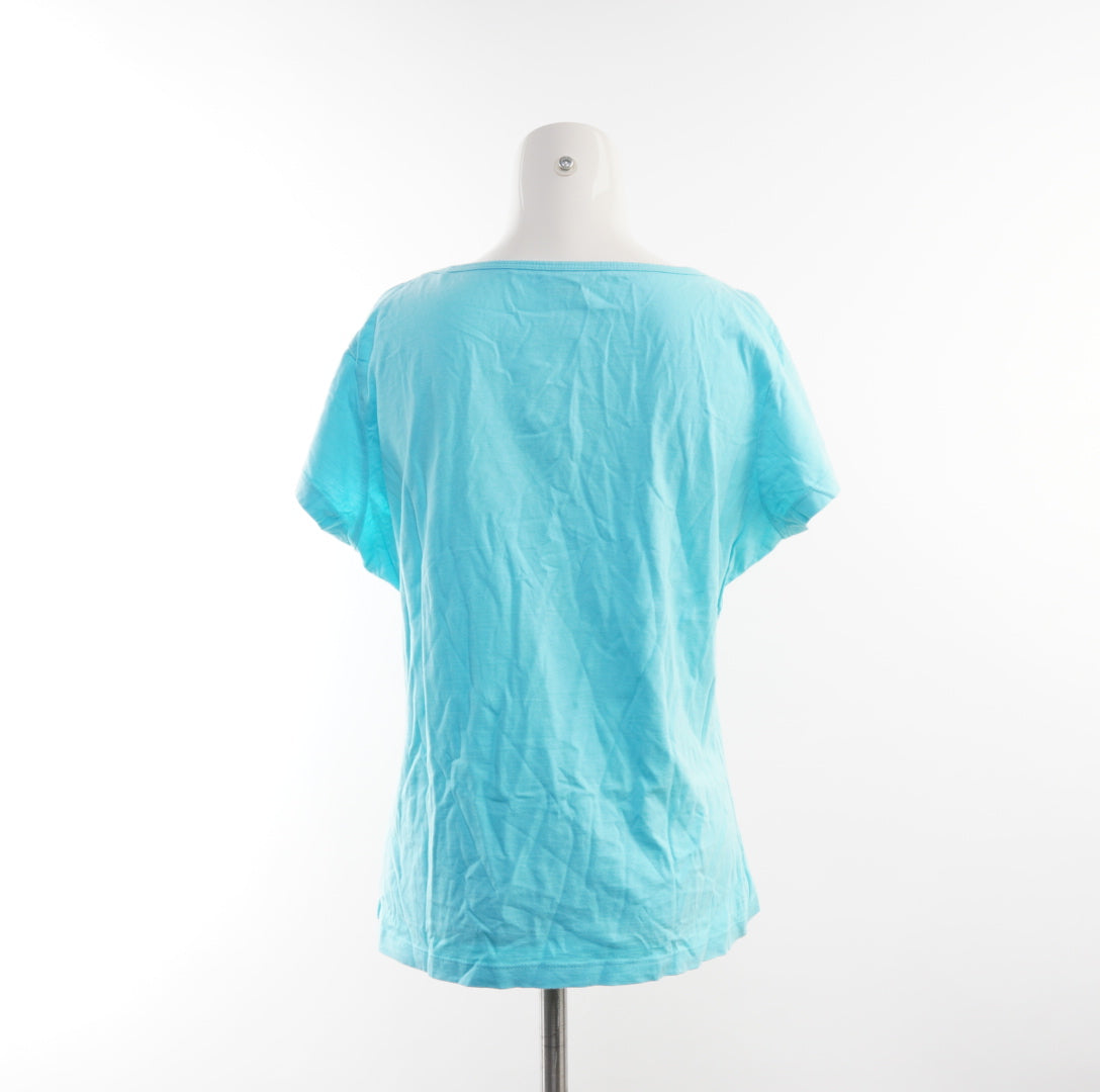 Esmara  Damen T-Shirt - L, Blau, Größe L, Damen, Zustand Sehr Gut, Preis 3€ – Rückansicht