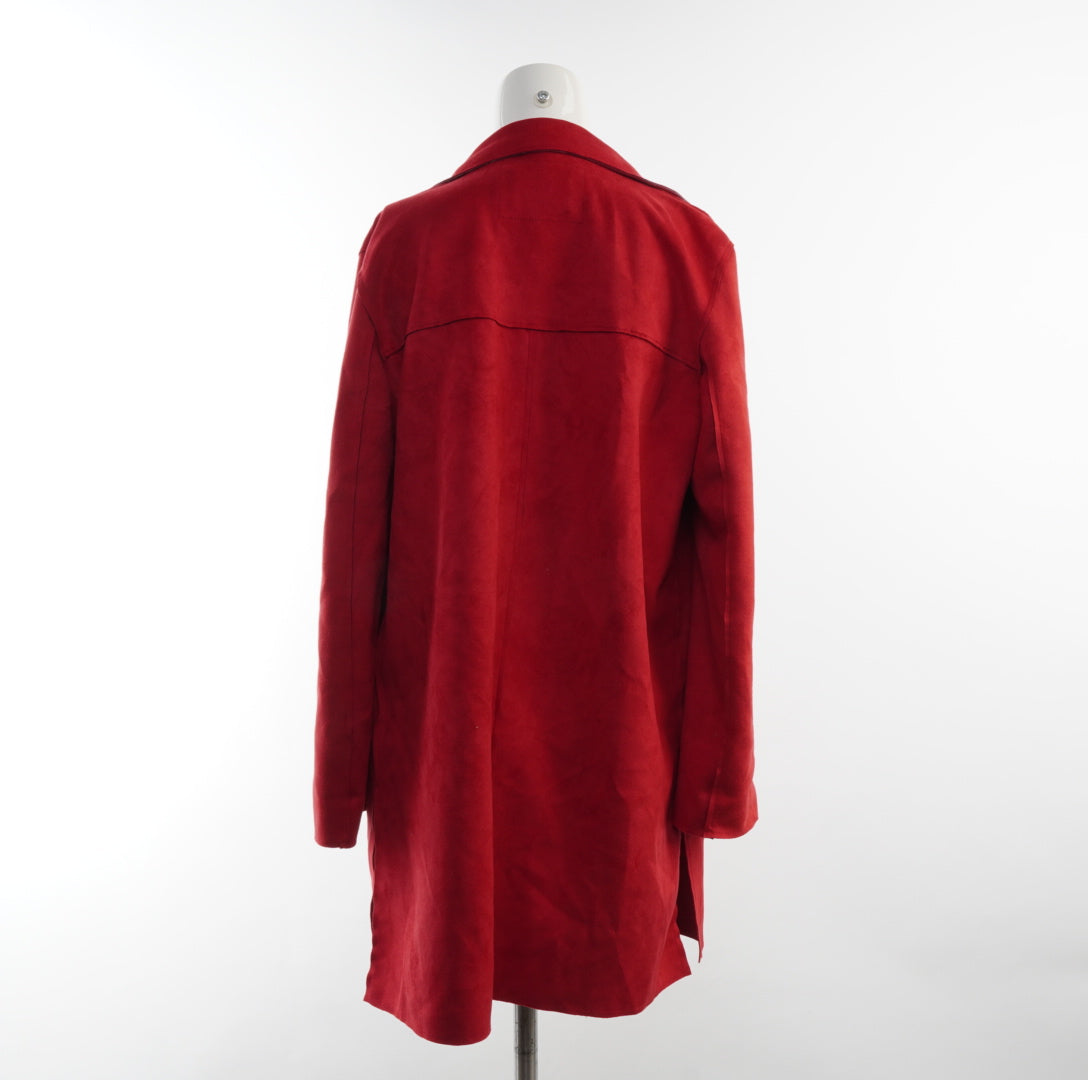 Bershka Damen Mantel - S, Rot, Größe S, Damen, Zustand Sehr Gut, Preis 12€ – Rückansicht