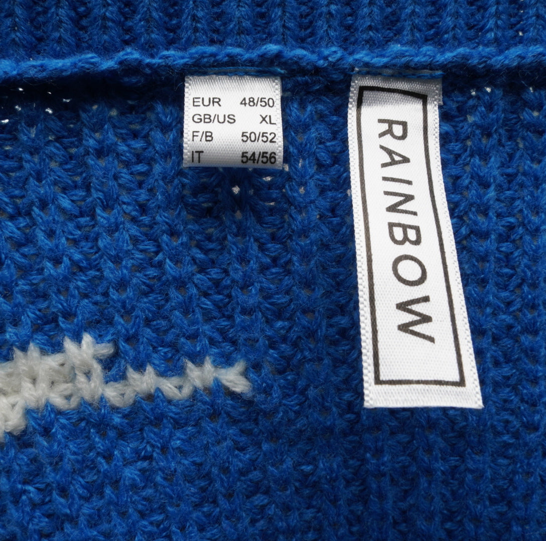 Second Hand  Damen Strick Pullover - 4XL, Blau, Größe 4XL, Damen, Zustand Sehr Gut, Preis 8€ – Etikett