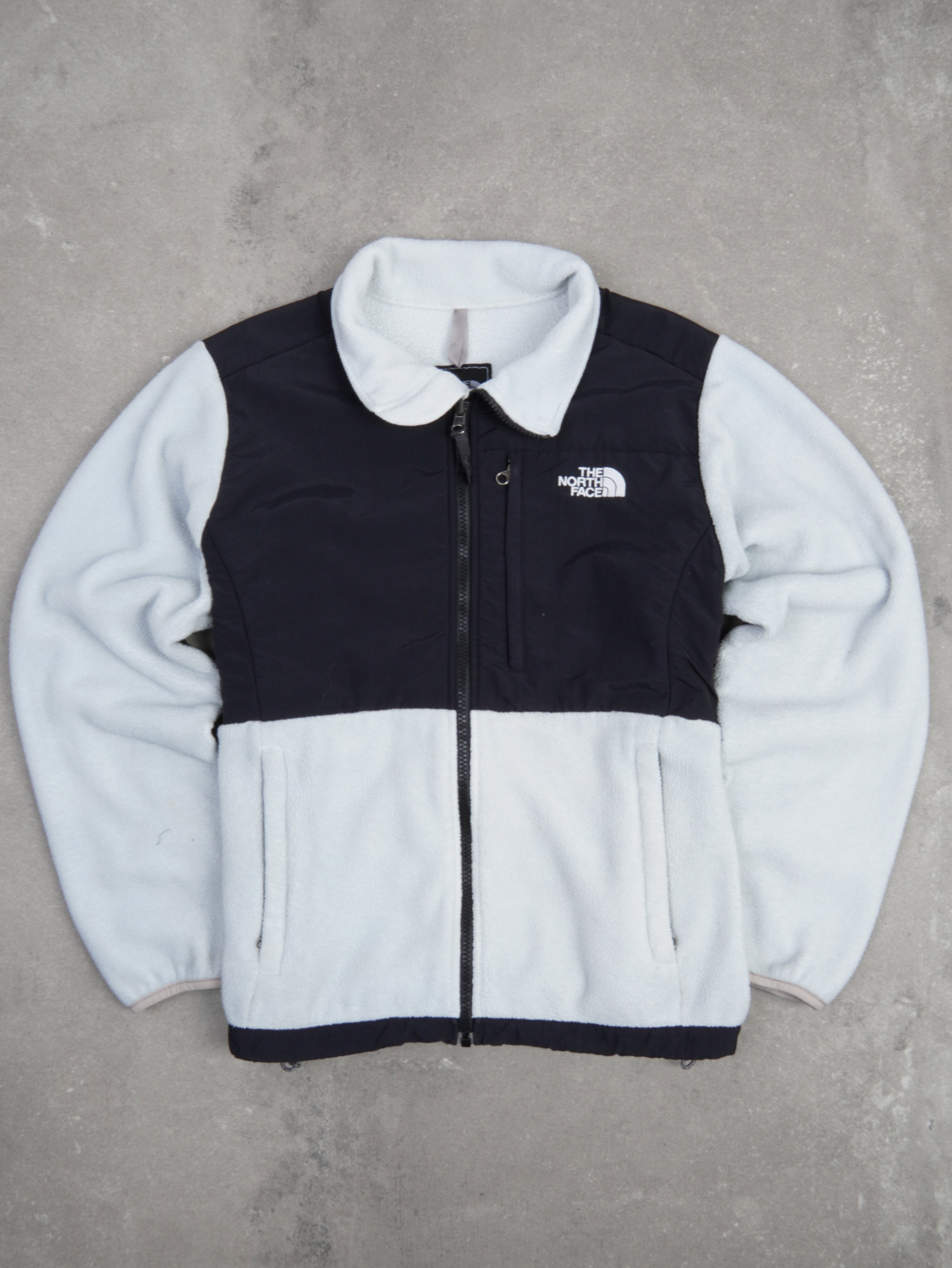 The North Face Vintage The North Face Denali Jacke - M, Grau, Größe M, unisex, Zustand Sehr gut, Preis 59.95€ – Vorderansicht