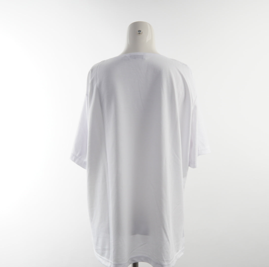 Helena Vera Damen T-Shirt - 4XL, Weiß, Größe 4XL, Damen, Zustand Sehr Gut, Preis 5€ – Rückansicht