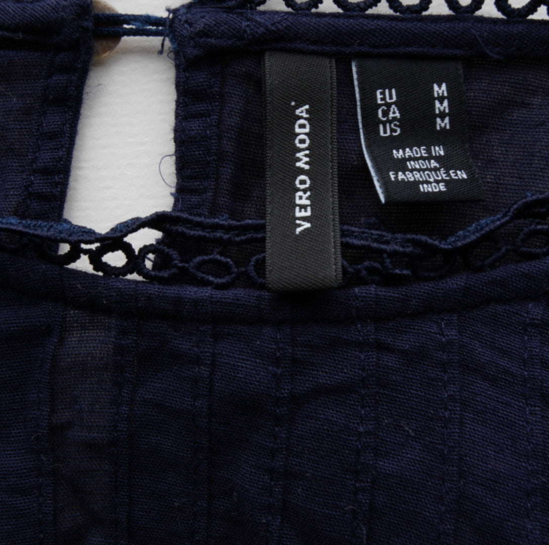 Vero Moda Damen Bluse - M, Blau, Größe M, Damen, Zustand Sehr Gut, Preis 6€ – Etikett