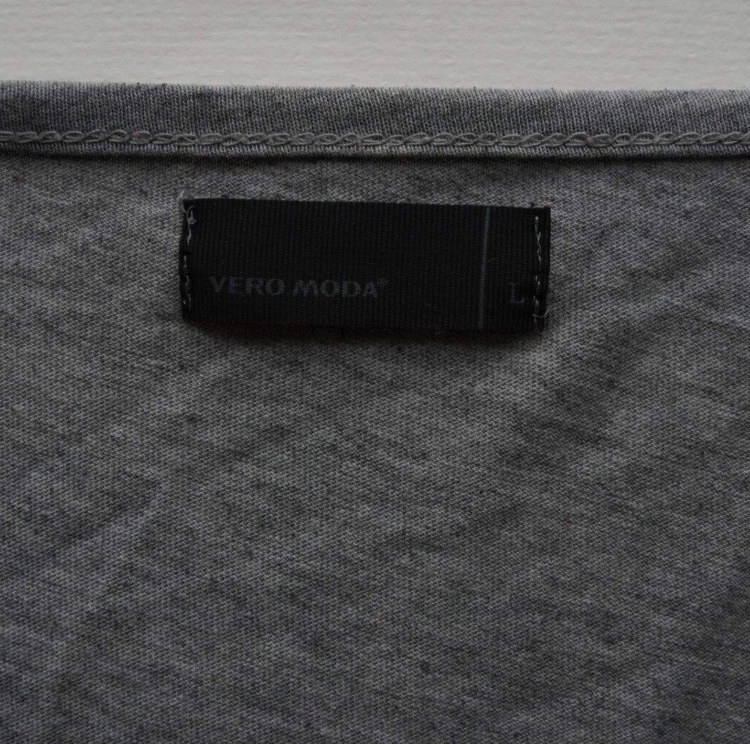 Vero Moda Damen T-Shirt - L, Grau, Größe L, Damen, Zustand Sehr Gut, Preis 5€ – Etikett