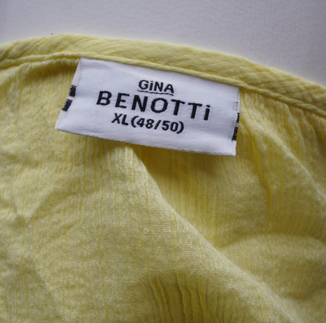 Gina Benotti Damen Bluse - 4XL, Gelb, Größe 4XL, Damen, Zustand Sehr Gut, Preis 6€ – Etikett