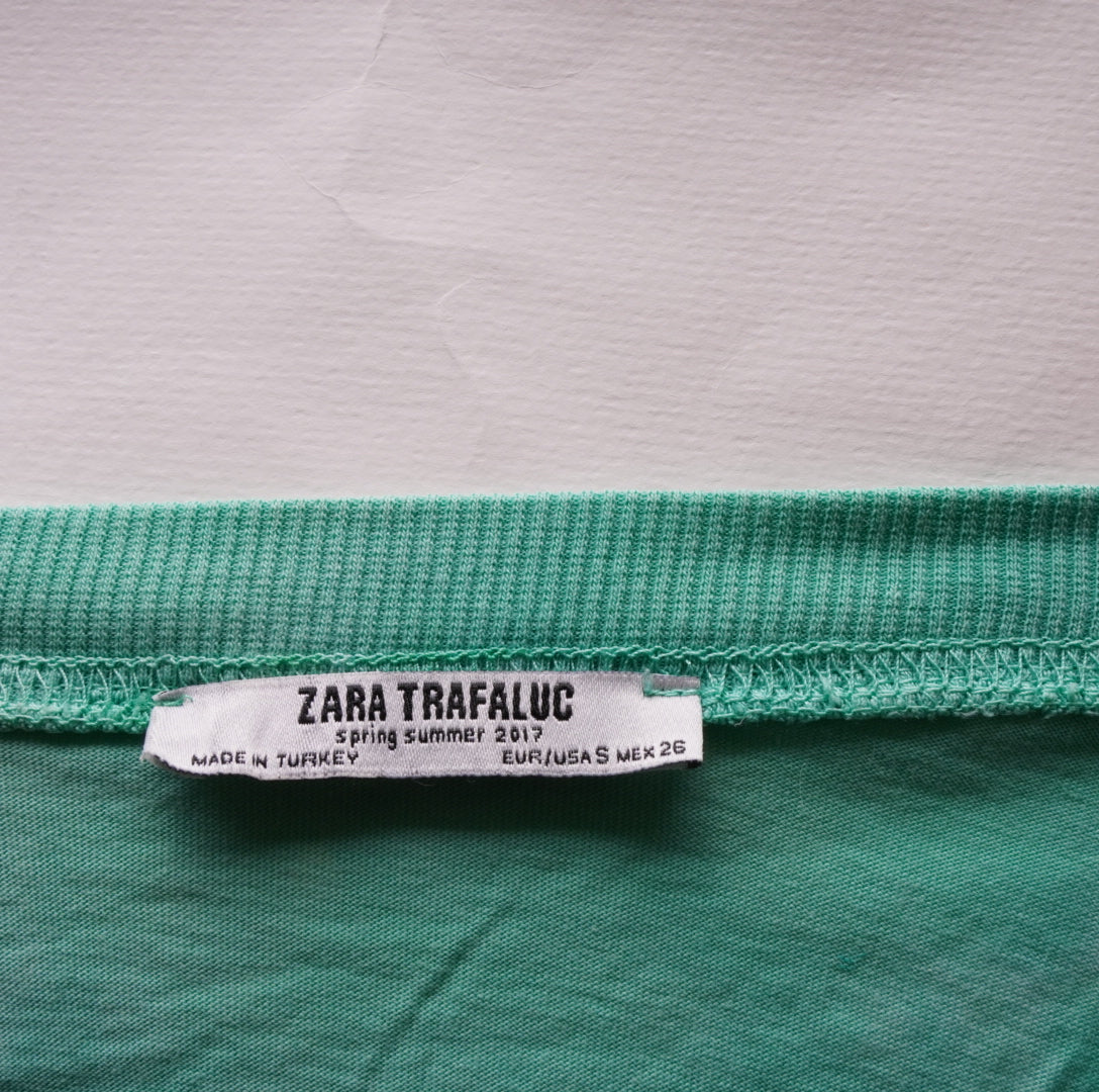 Zara Herren T-Shirt - S, Grün, Größe S, Herren, Zustand Sehr Gut, Preis 3.5€ – Etikett