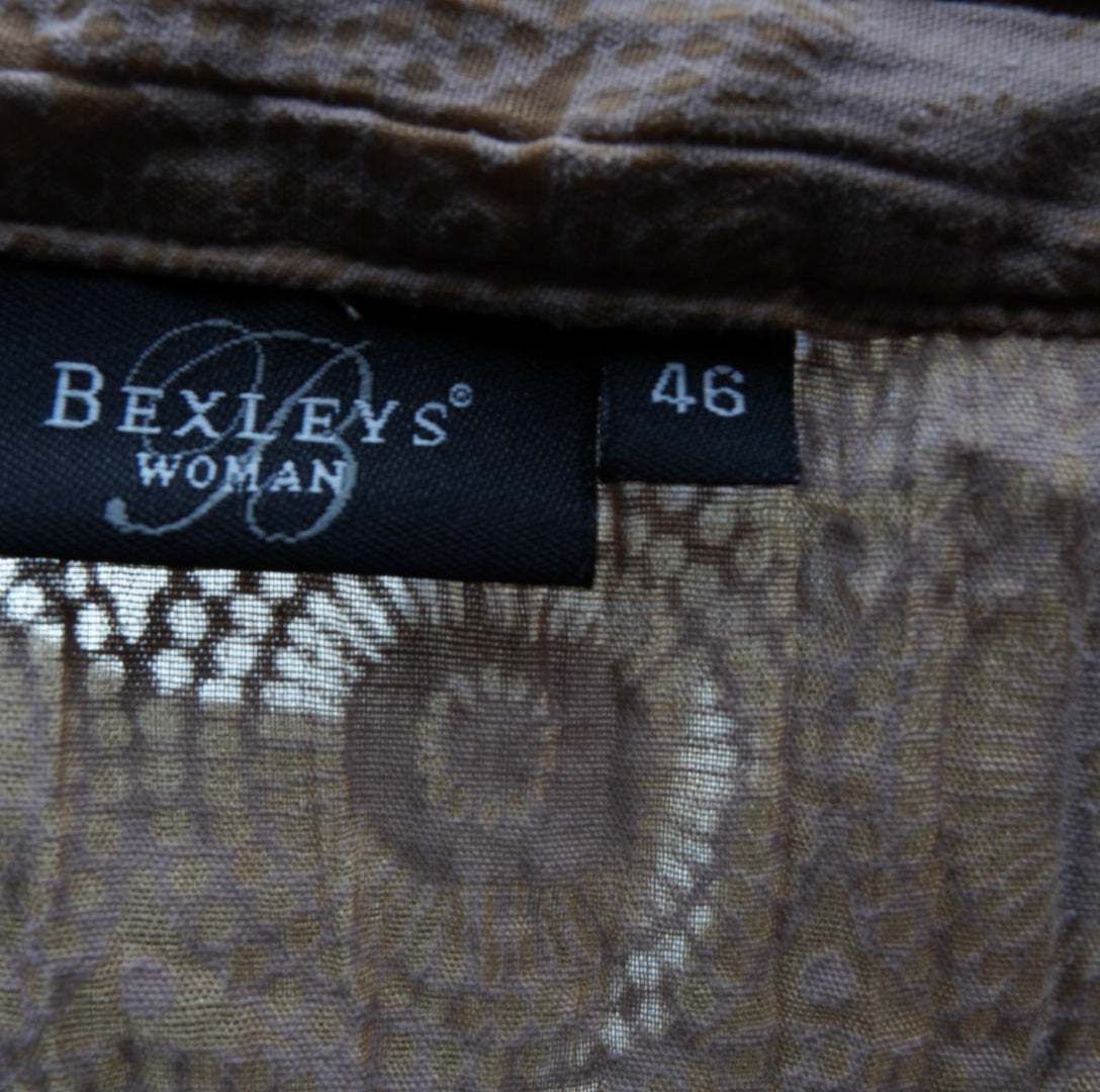 Bexleys Woman Damen Bluse - 3XL, Braun, Größe 3XL, Damen, Zustand Sehr Gut, Preis 4.5€ – Etikett