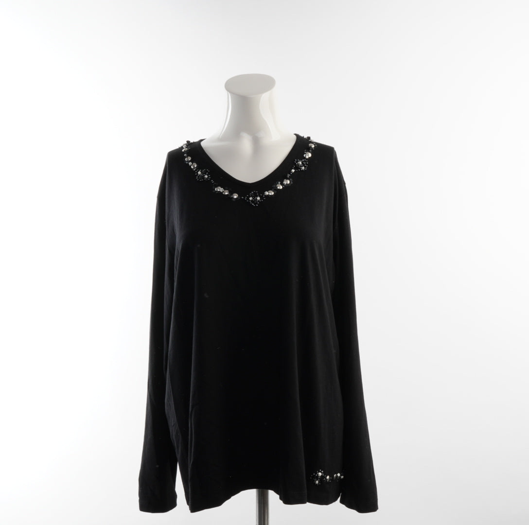 Bexleys Woman Damen Langarmshirt - XL, Schwarz, Größe XL, Damen, Zustand Sehr Gut, Preis 3€ – Vorderansicht