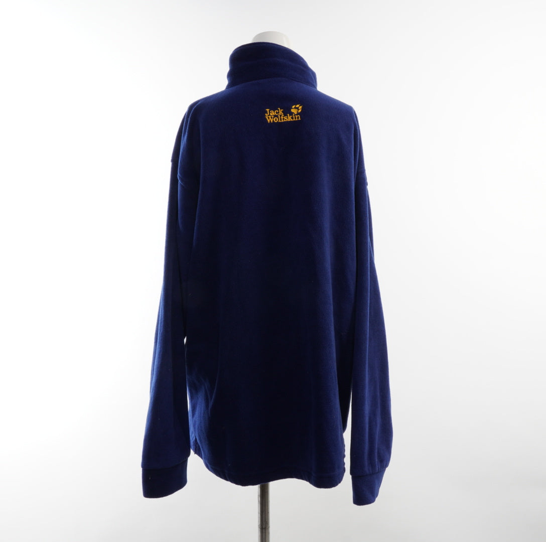 Jack Wolfskin Herren Fleecejacke - 2XL, Blau, Größe 2XL, Herren, Zustand Sehr Gut, Preis 20€ – Rückansicht