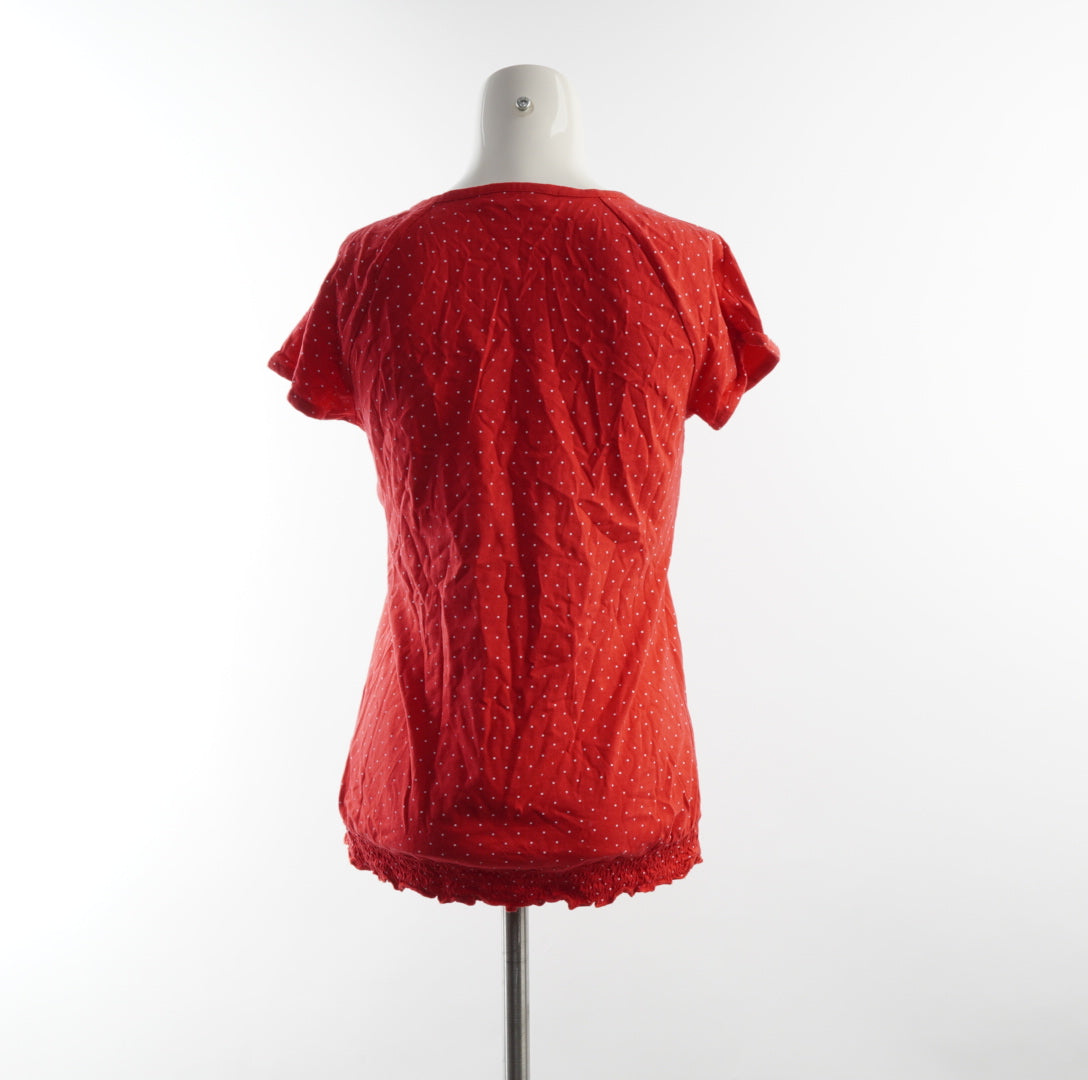 C&A Damen T-Shirt - S, Rot, Größe S, Damen, Zustand Sehr Gut, Preis 4.5€ – Rückansicht