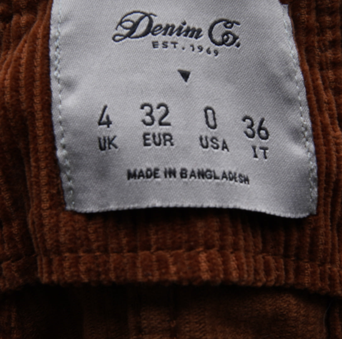 Denim Co Damen Cordkleid - XXS, Braun, Größe XXS, Damen, Zustand Sehr Gut, Preis 8€ – Etikett