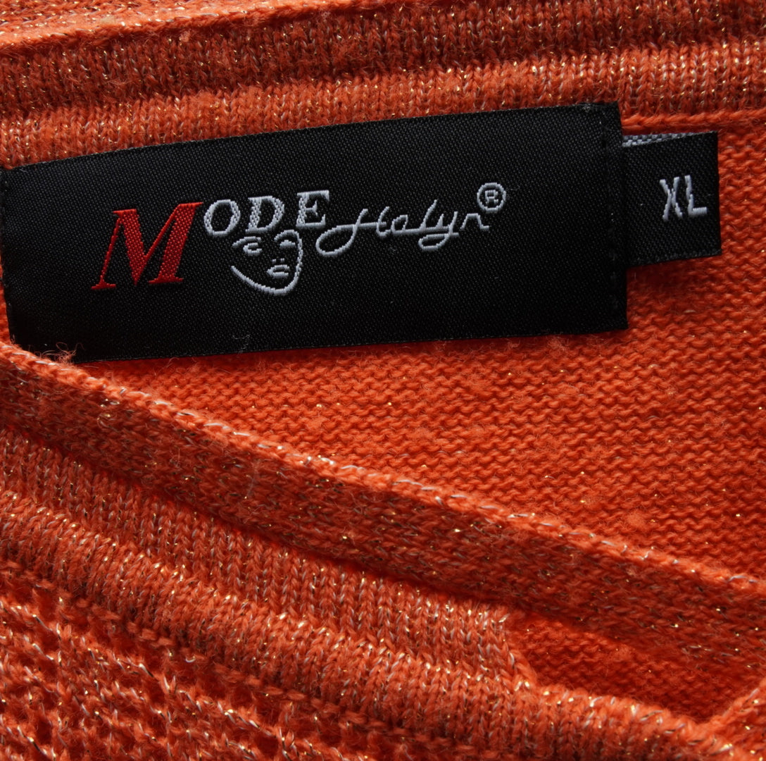 Second Hand Damen Langamshirt - XL , Orange, Größe XL, Damen, Zustand Gut, Preis 4€ – Etikett