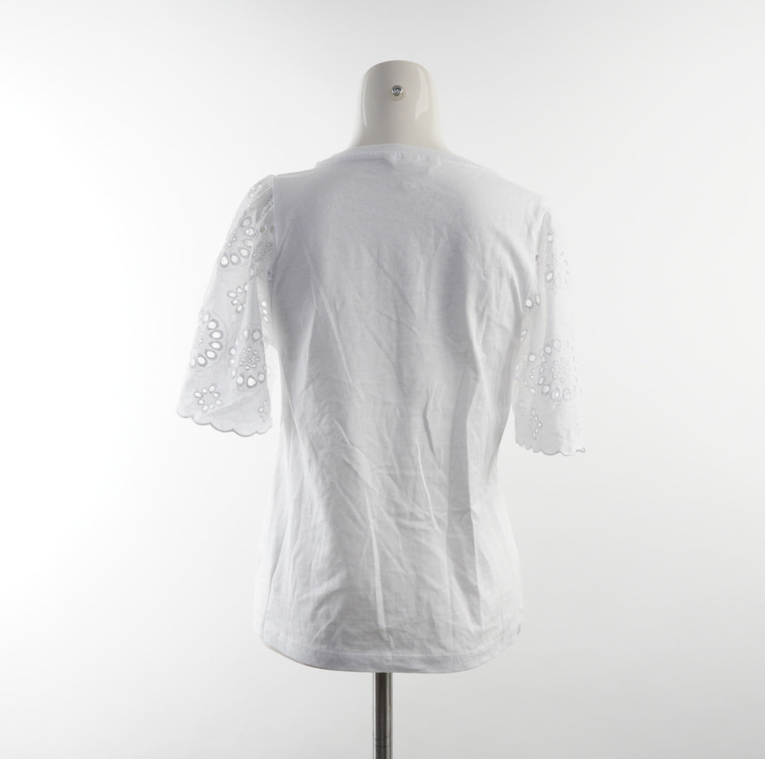 H&M Damen T-Shirt - S, Weiß, Größe S, Damen, Zustand Sehr Gut, Preis 5€ – Rückansicht