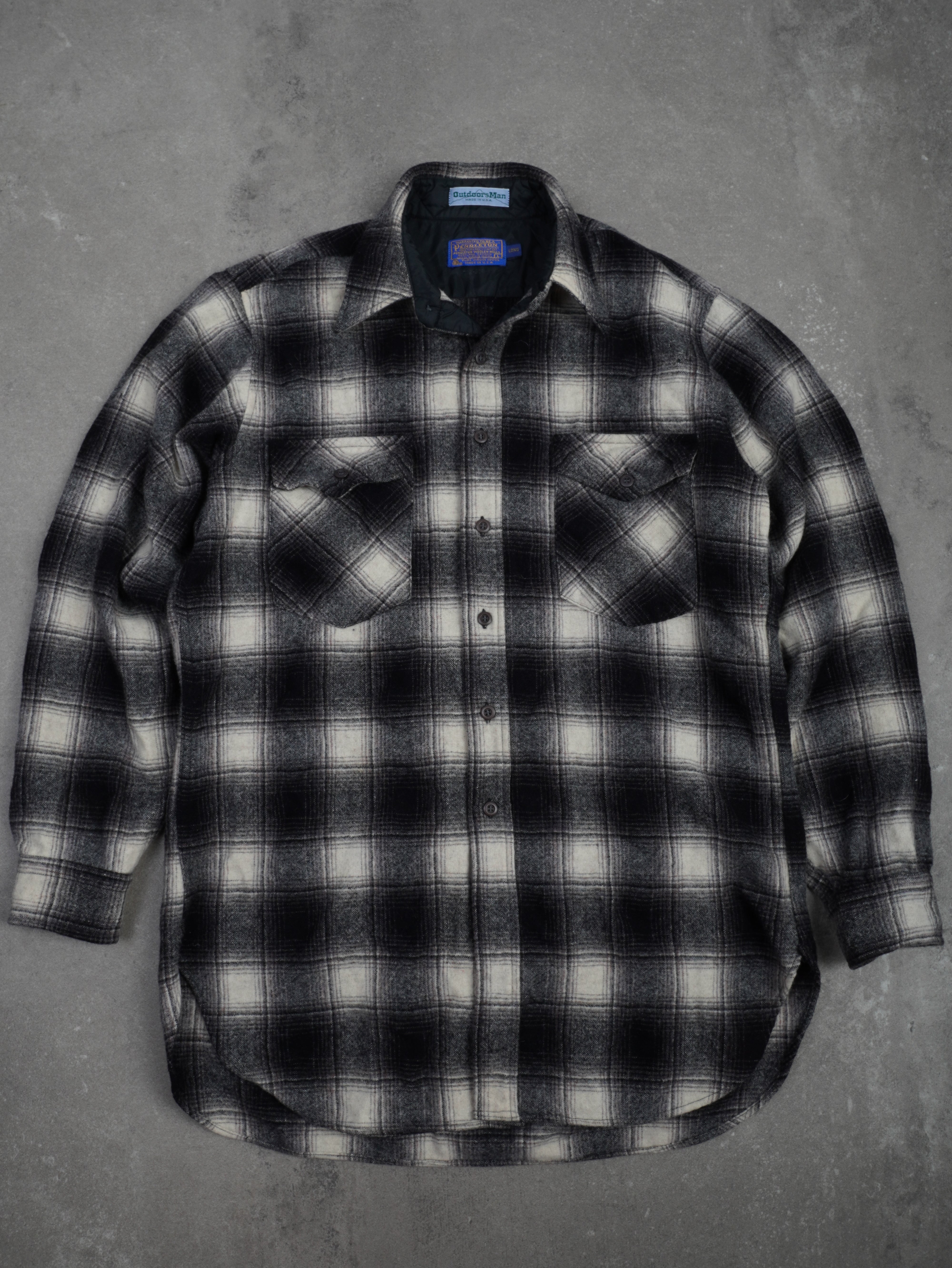 Pendleton Vintage Pendleton 90s Wool Hemd - M, Schwarz, Größe M, unisex, Zustand Gut, Preis 139.95€ – Vorderansicht