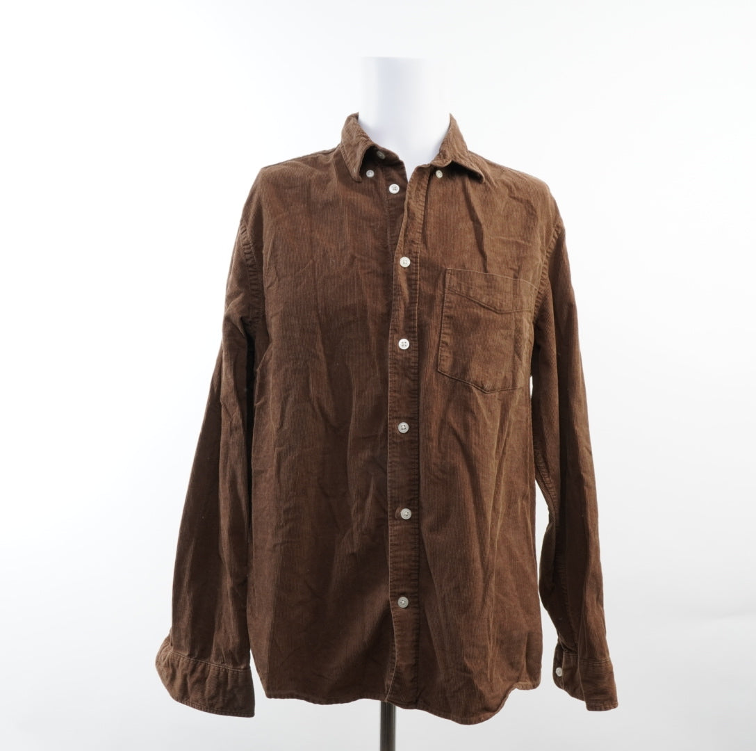 H&M  Herren Cordhemd - M , Braun , Größe M, Herren, Zustand Sehr Gut, Preis 3.5€ – Vorderansicht