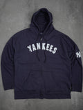 Vintage Vintage New York Yankees Zip Hoodie - XL, Blau, Größe XL, unisex, Zustand Sehr gut, Preis 39.95€ – Vorderansicht