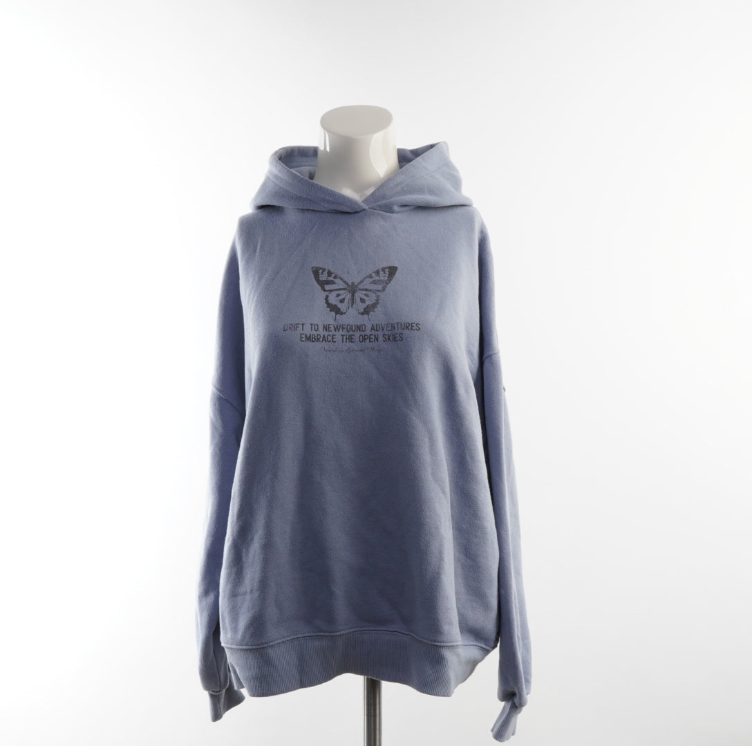 Pull & Bear Damen Kapuzen Pullover - M, Blau, Größe M, Damen, Zustand Gut, Preis 4€ – Vorderansicht