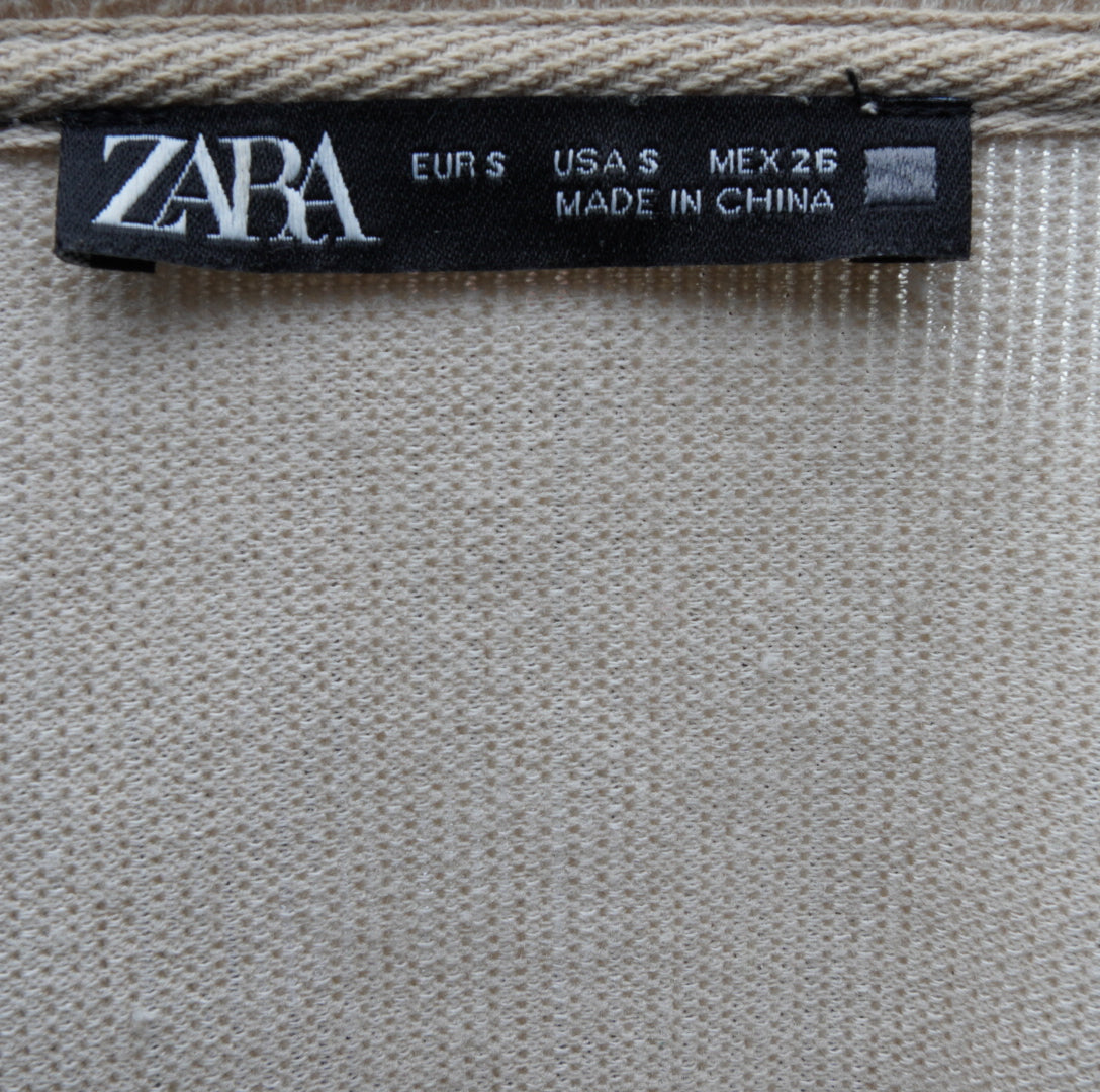 Zara Damen Pullover - S, Beige, Größe S, Damen, Zustand Sehr Gut, Preis 5€ – Etikett