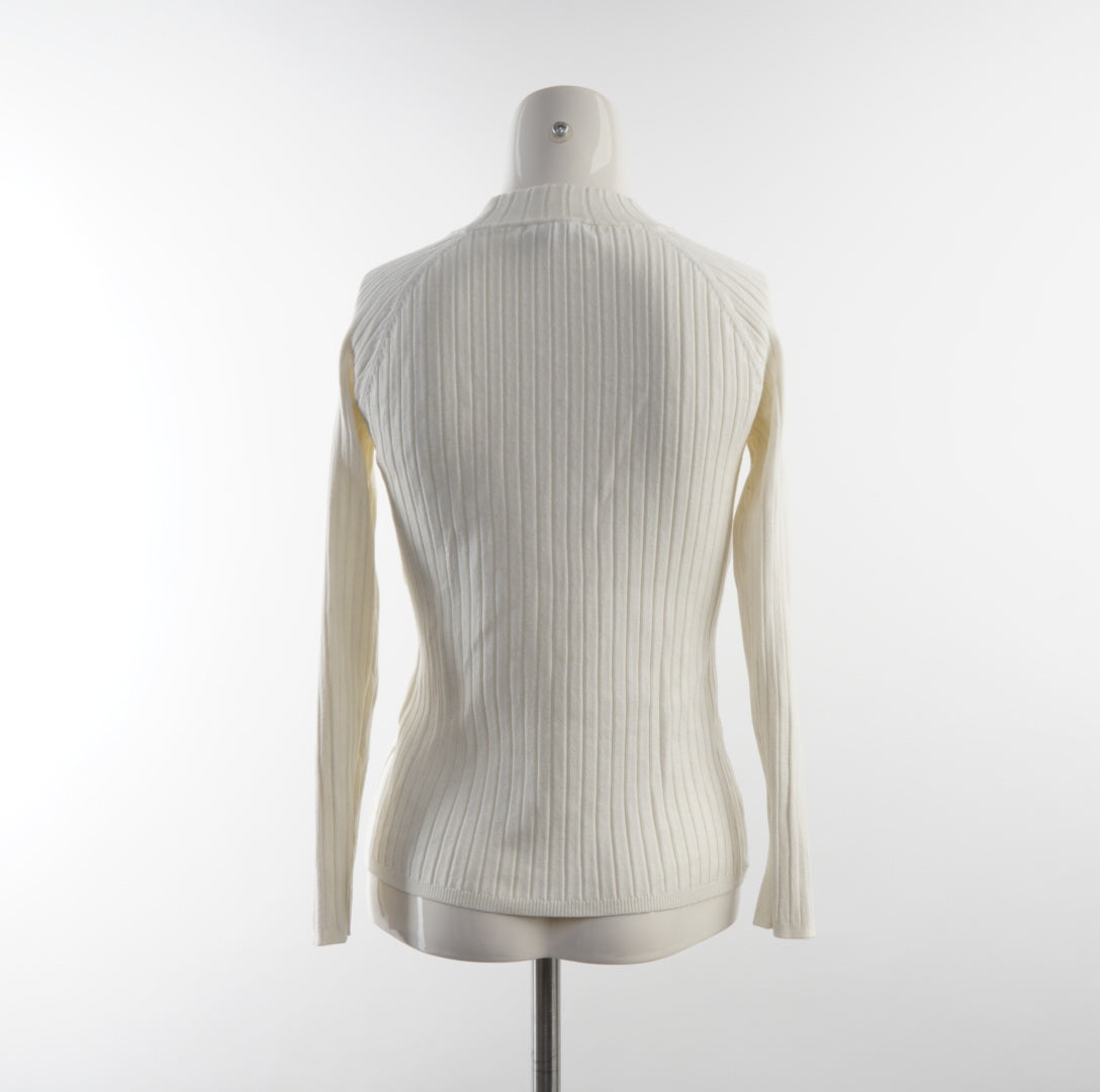 H&M Damen Langarmshirt - S, Weiß, Größe M, Damen, Zustand Gut, Preis 3€ – Rückansicht