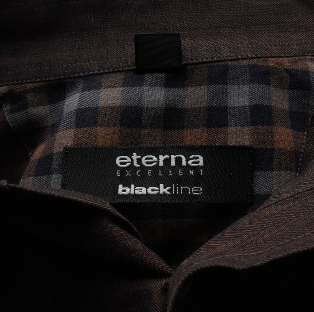 Eterna  Herren Hemd - L , Braun , Größe L, Herren, Zustand Sehr Gut, Preis 5€ – Etikett