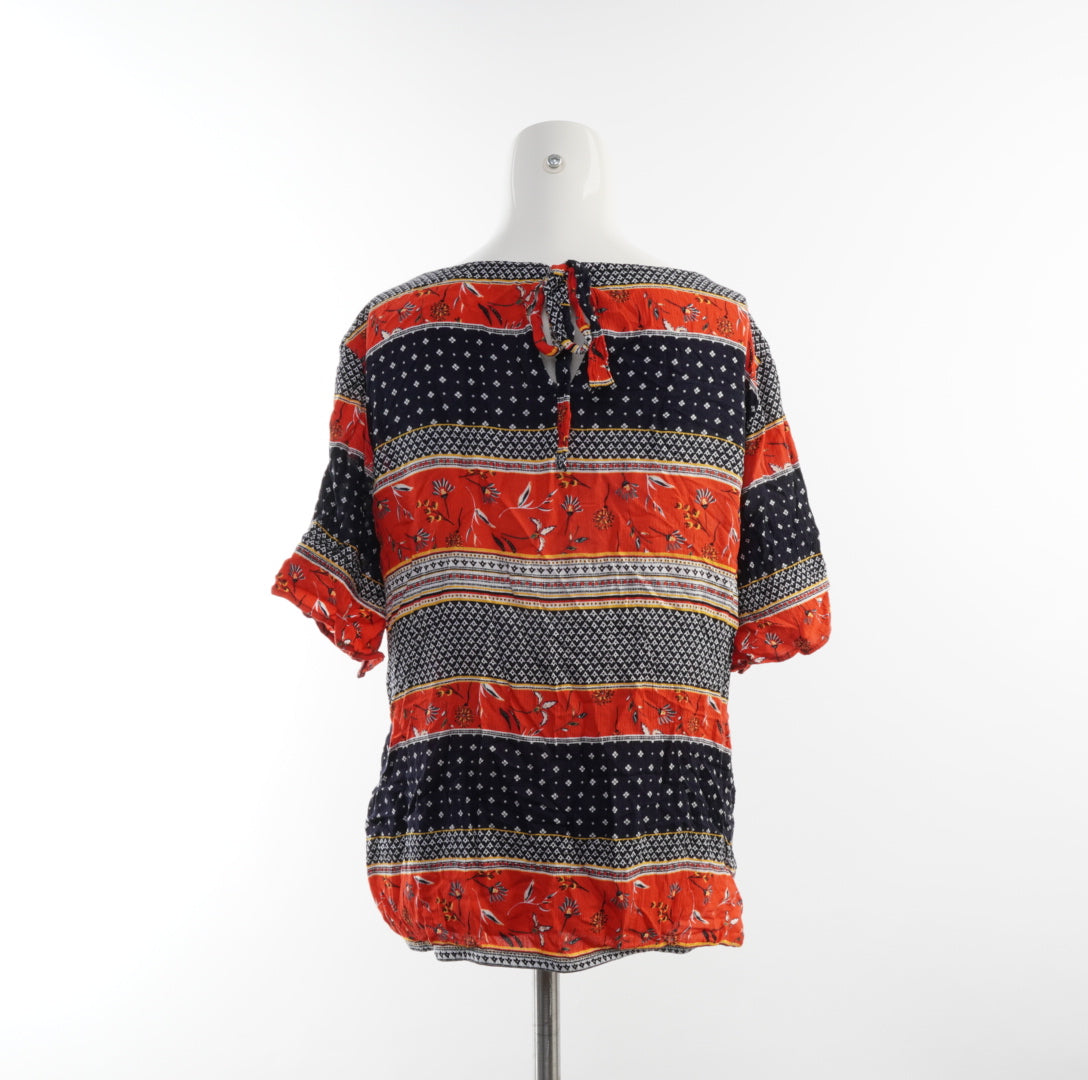 Second Hand Damen Bluse - L , Rot, Größe L, Damen, Zustand Sehr Gut, Preis 3€ – Rückansicht