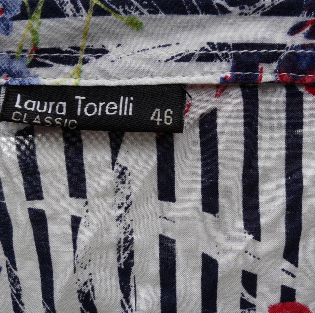 Laura Torelli Damen Bluse - 3XL, Bunt, Größe 3XL, Damen, Zustand Sehr Gut, Preis 4.5€ – Etikett