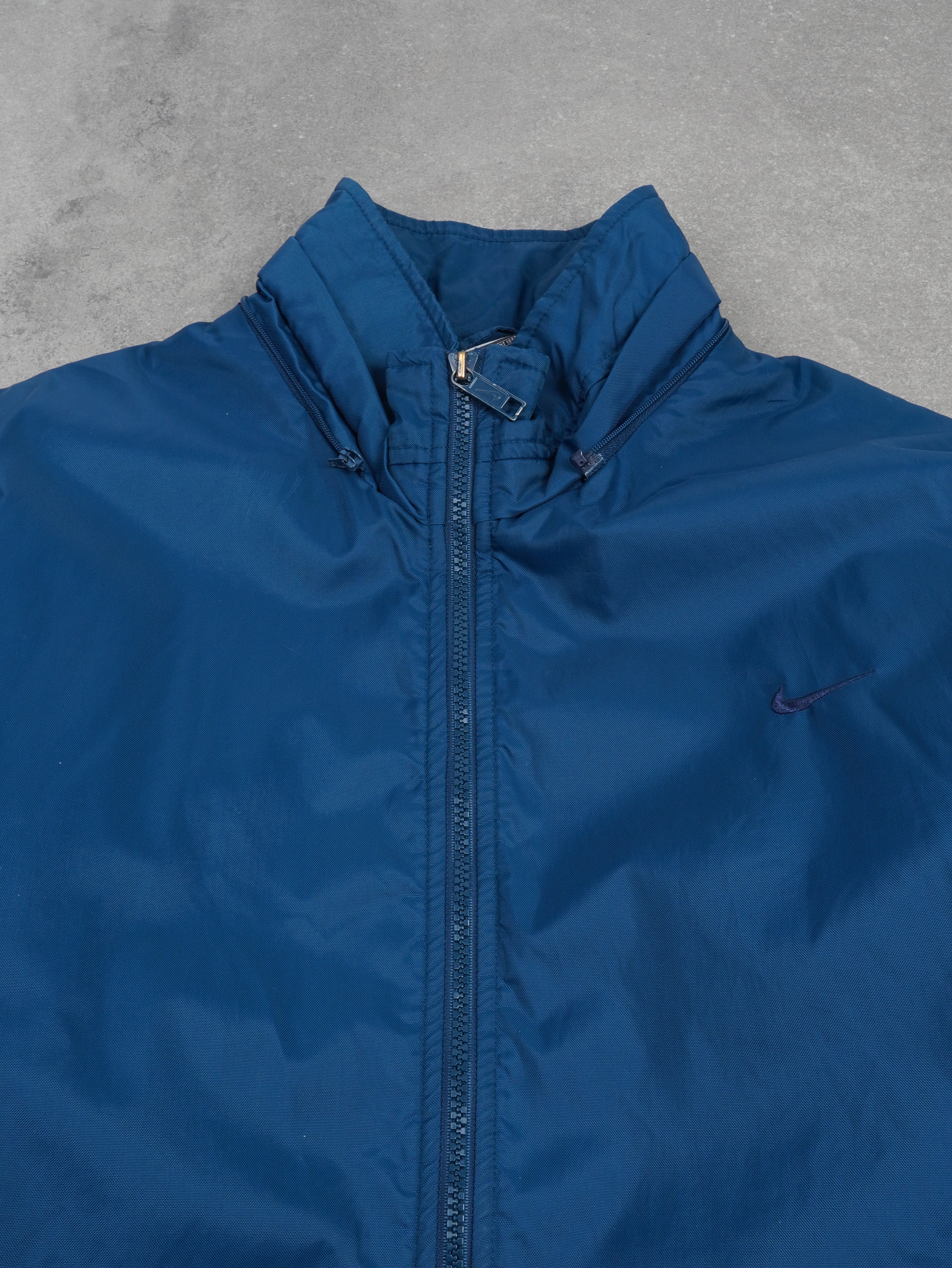 Nike Vintage Nike 00s Jacke - XL, Blau, Größe XL, unisex, Zustand Gut, Preis 49.95€ – Rückansicht