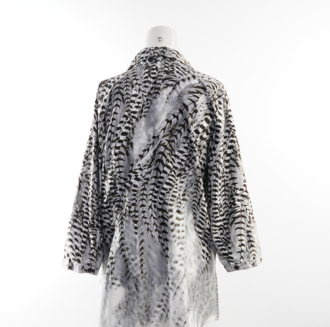 Création L Damen Bluse - L, Grau, Größe L, Damen, Zustand Sehr Gut, Preis 5€ – Rückansicht