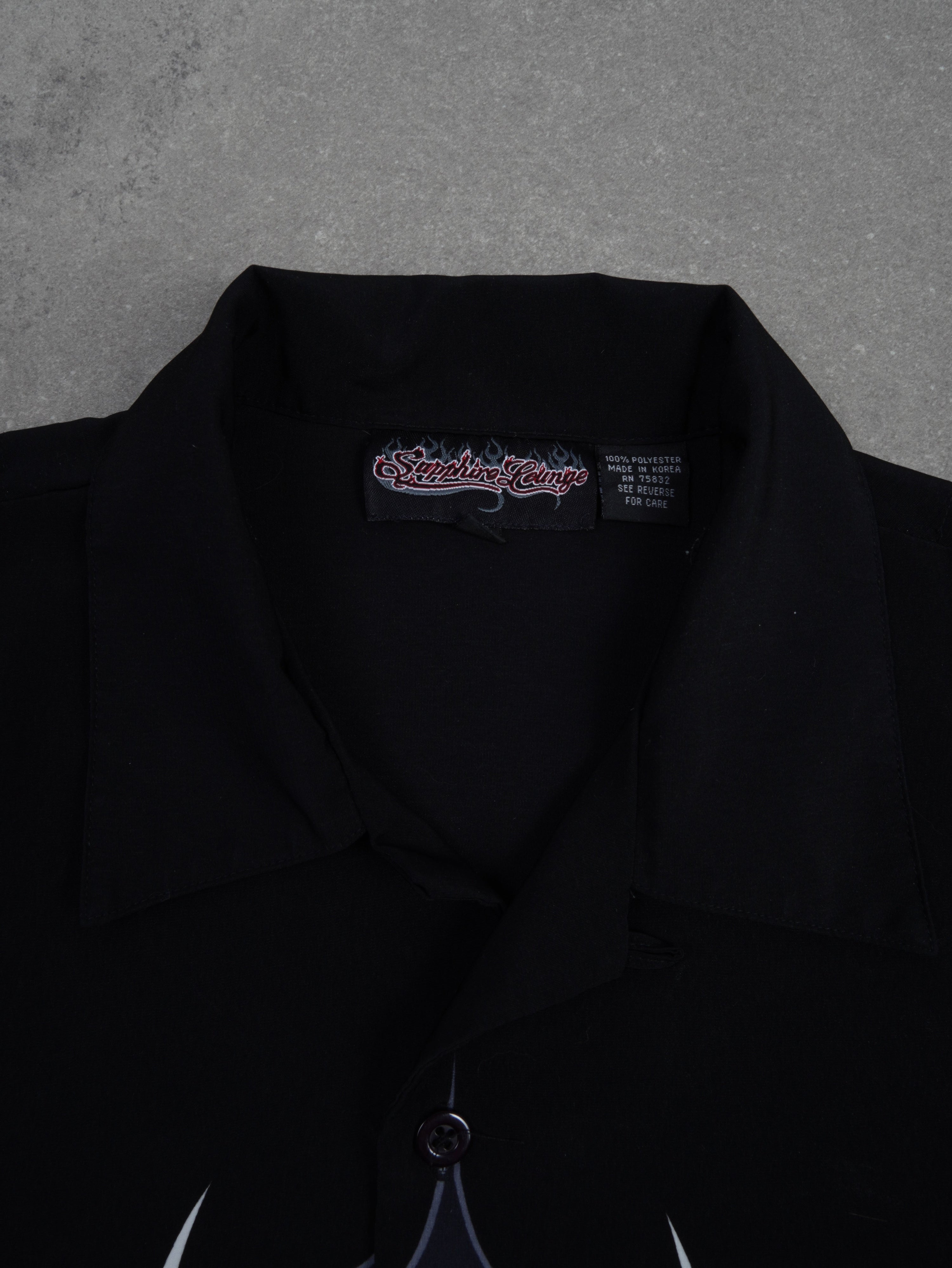 Vintage Sapphire Lounge Y2K Hemd - L - NFF Vintage